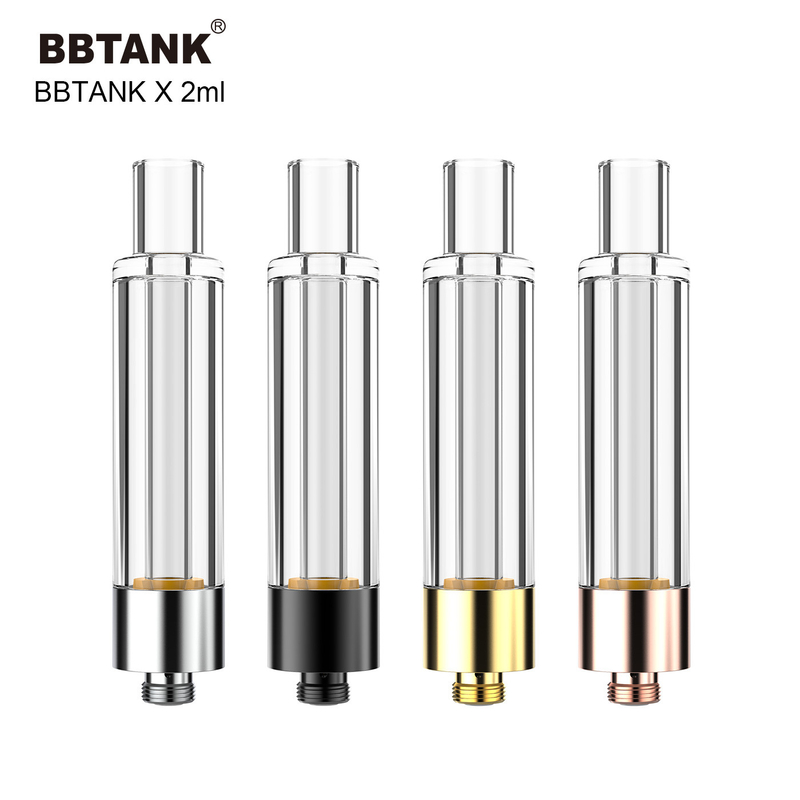 BBtank 2.0ml todo o atomizador de vidro da linha do cartucho 510 para o óleo grosso do cannabis